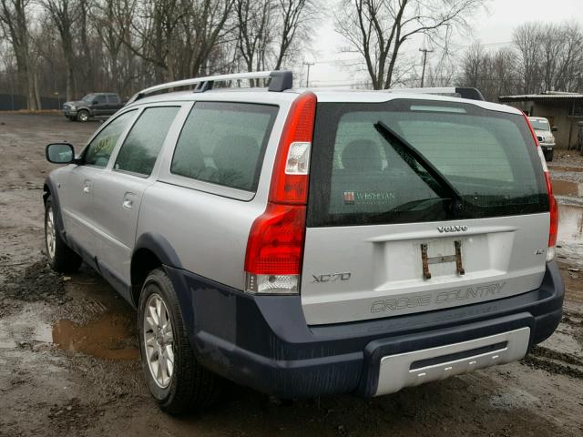 YV4SZ592X61231973 - 2006 VOLVO XC70 SILVER photo 3