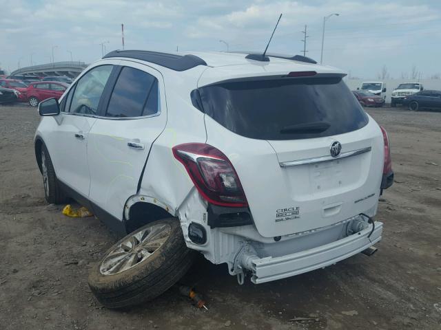 KL4CJASB7HB082477 - 2017 BUICK ENCORE PRE WHITE photo 3