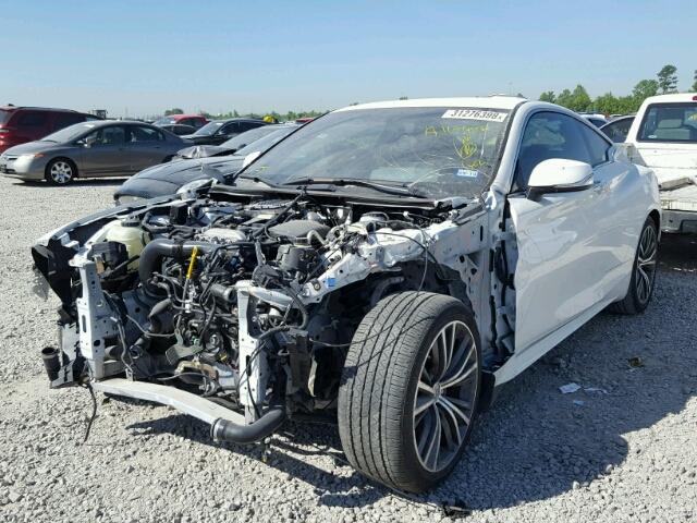 JN1CV7EL4HM320228 - 2017 INFINITI Q60 BASE WHITE photo 2