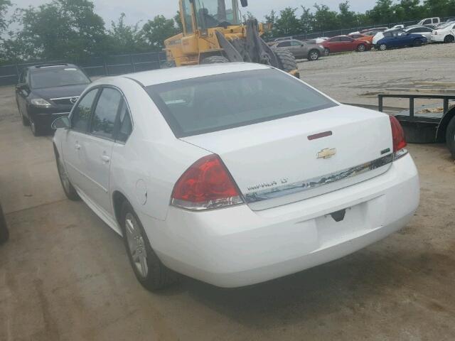 2G1WG5EK2B1311863 - 2011 CHEVROLET IMPALA LT WHITE photo 3