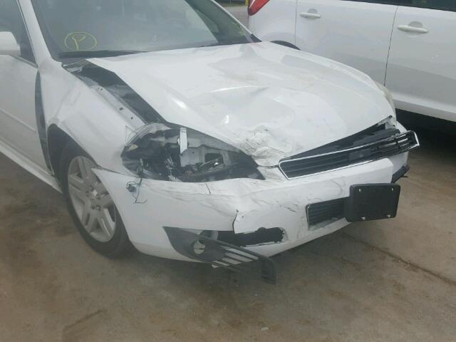 2G1WG5EK2B1311863 - 2011 CHEVROLET IMPALA LT WHITE photo 9
