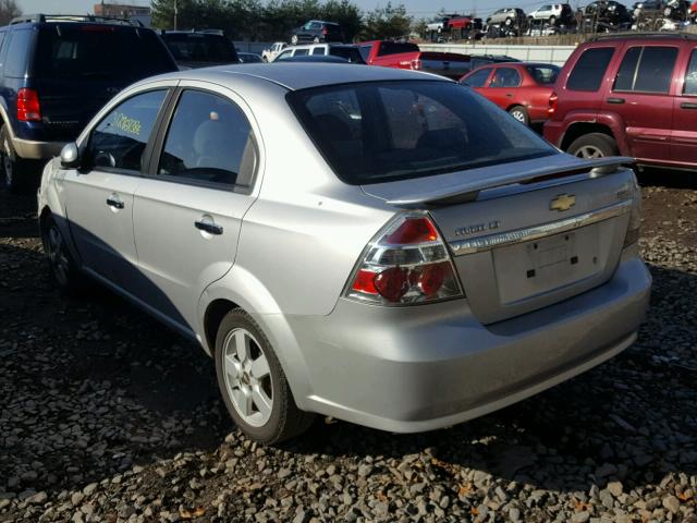 KL1TG566X8B058271 - 2008 CHEVROLET AVEO LT SILVER photo 3