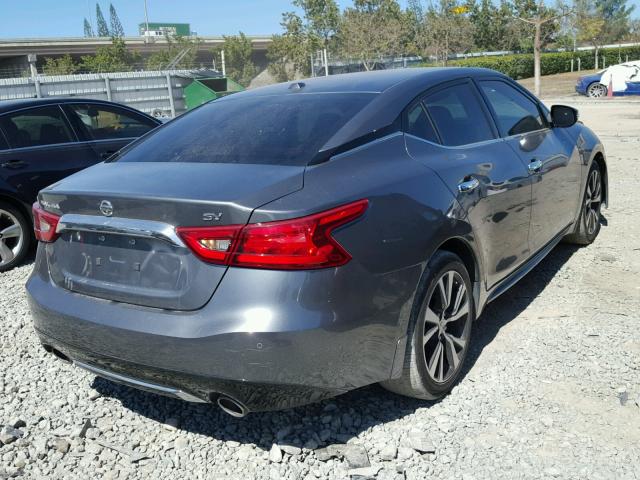 1N4AA6AP4GC905517 - 2016 NISSAN MAXIMA 3.5 GRAY photo 4