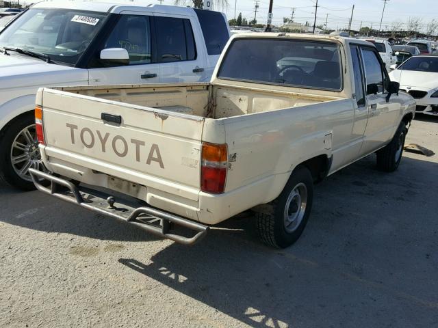 JT4RN56S2E5027127 - 1984 TOYOTA PICKUP XTR CREAM photo 4