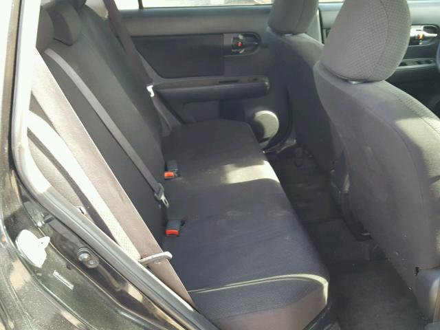 JTLKE50E881001572 - 2008 TOYOTA SCION XB BLACK photo 6