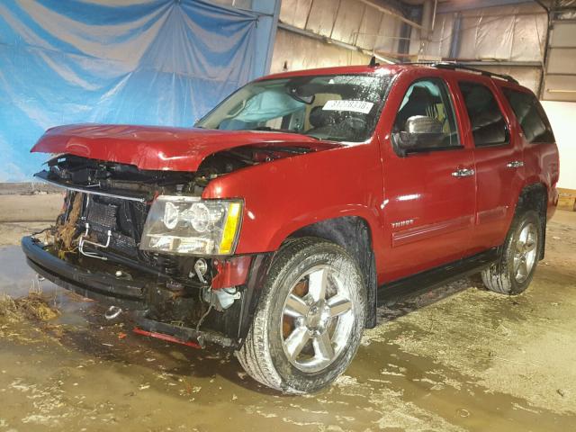 1GNSKBE08CR269300 - 2012 CHEVROLET TAHOE K150 RED photo 2