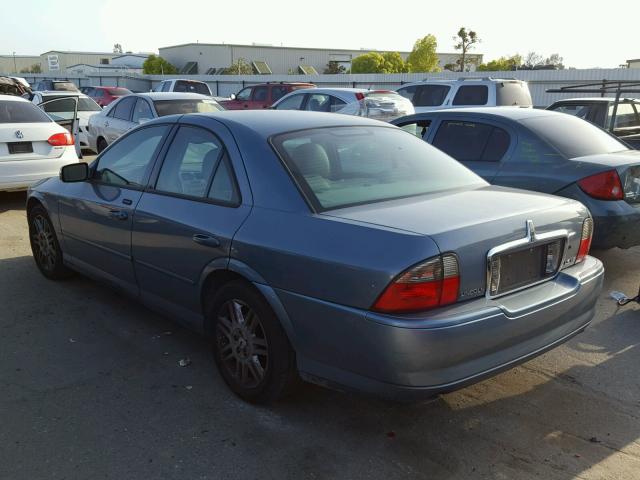 1LNHM87A43Y662461 - 2003 LINCOLN LS BLUE photo 3
