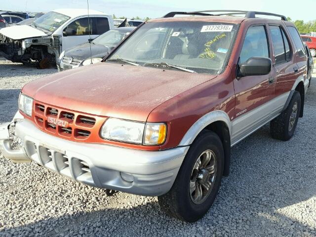 4S2CK58W614322699 - 2001 ISUZU RODEO S BURGUNDY photo 2