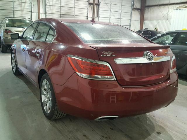 1G4GF5E34DF240180 - 2013 BUICK LACROSSE P RED photo 3