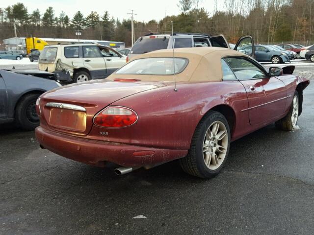 SAJDA42C71NA17366 - 2001 JAGUAR XK8 RED photo 4