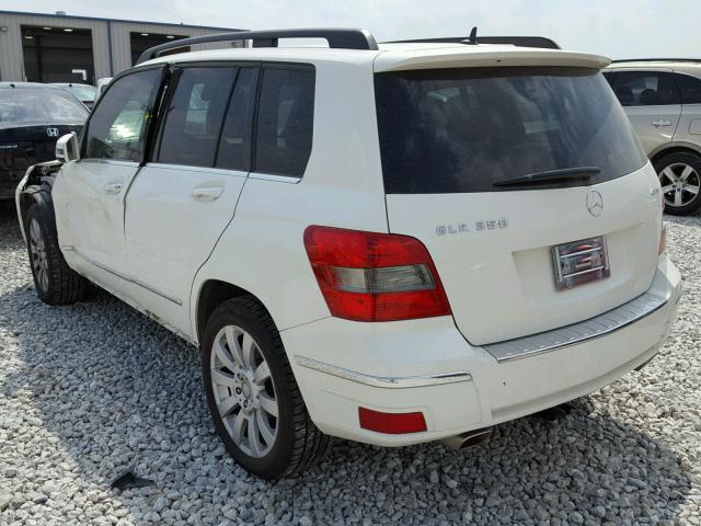 WDCGG8HB5CF879179 - 2012 MERCEDES-BENZ GLK 350 4M WHITE photo 3