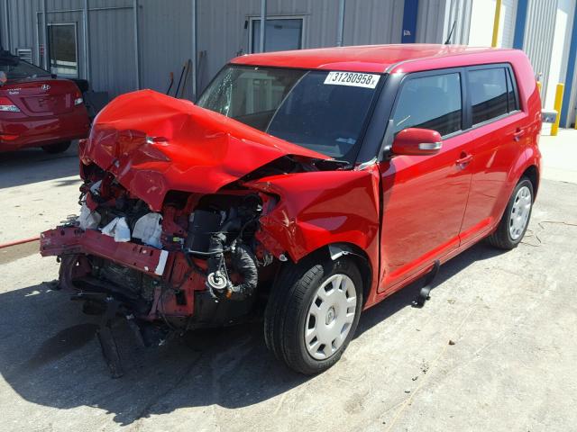 JTLZE4FE1DJ030633 - 2013 TOYOTA SCION XB RED photo 2
