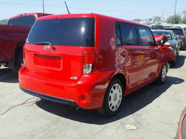 JTLZE4FE1DJ030633 - 2013 TOYOTA SCION XB RED photo 4