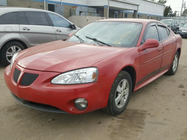 2G2WP552971190008 - 2007 PONTIAC GRAND PRIX RED photo 2