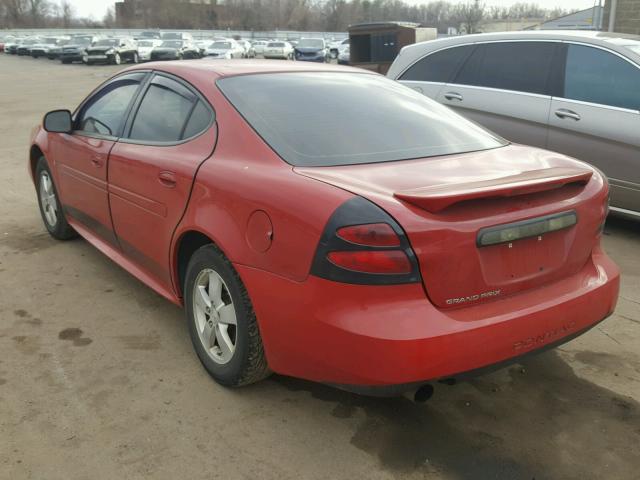 2G2WP552971190008 - 2007 PONTIAC GRAND PRIX RED photo 3