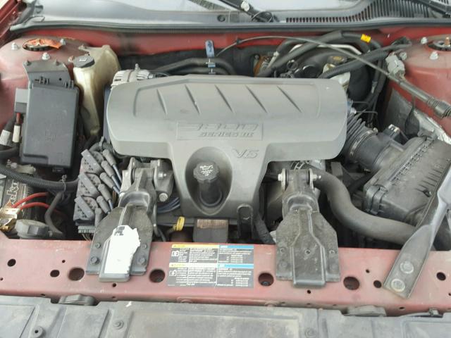 2G2WP552971190008 - 2007 PONTIAC GRAND PRIX RED photo 7