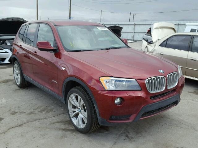 5UXWX7C53E0E79416 - 2014 BMW X3 XDRIVE3 RED photo 1