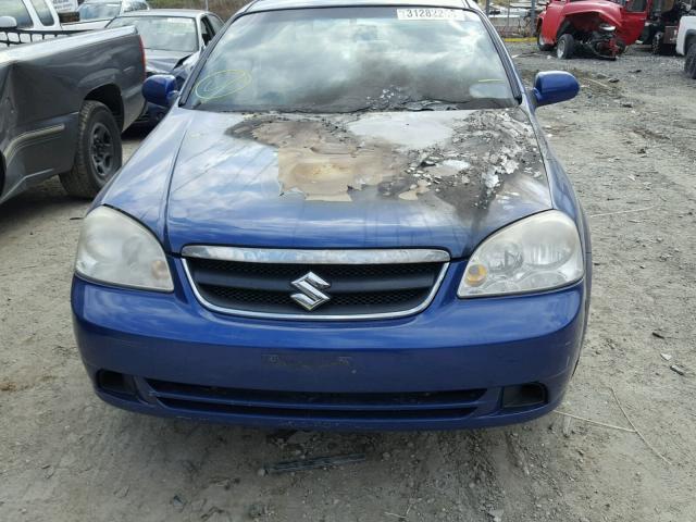 KL5JD56Z47K700006 - 2007 SUZUKI FORENZA BA BLUE photo 10