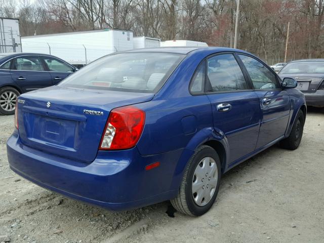 KL5JD56Z47K700006 - 2007 SUZUKI FORENZA BA BLUE photo 4