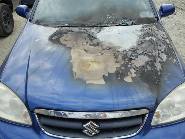 KL5JD56Z47K700006 - 2007 SUZUKI FORENZA BA BLUE photo 7