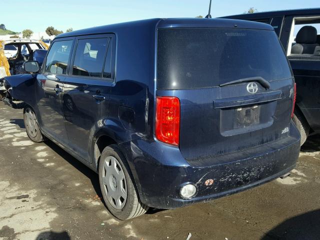 JTLKE50E881050545 - 2008 TOYOTA SCION XB ლურჯი ფოტო 3