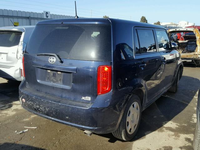 JTLKE50E881050545 - 2008 TOYOTA SCION XB ლურჯი ფოტო 4