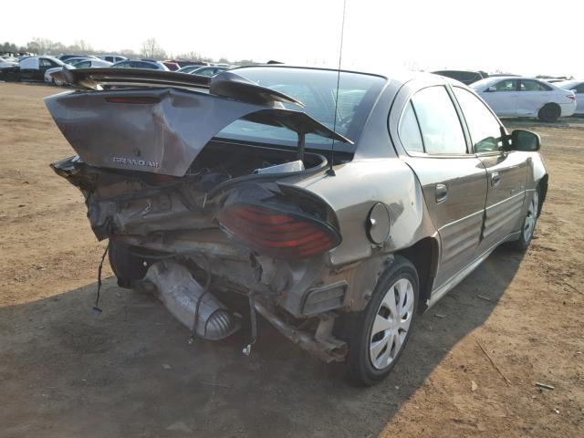 1G2NE52T11M644472 - 2001 PONTIAC GRAND AM S 米色 照片 4