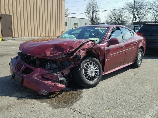 2G2WS522941367459 - 2004 PONTIAC GRAND PRIX მუქწითელი ფოტო 2