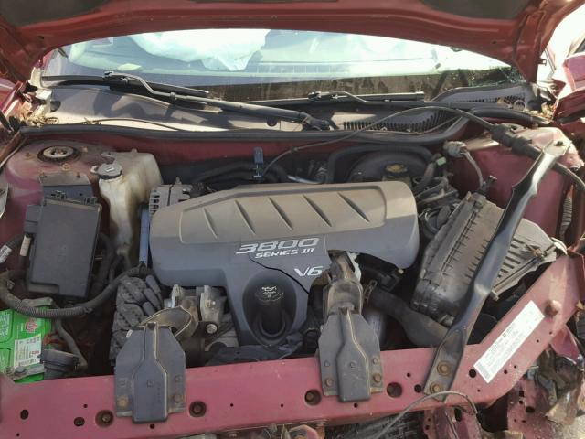 2G2WS522941367459 - 2004 PONTIAC GRAND PRIX მუქწითელი ფოტო 7