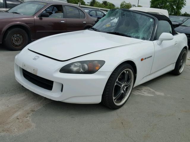 JHMAP21445S007847 - 2005 HONDA S2000 WHITE photo 2