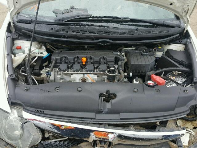 19XFA16829E044774 - 2009 HONDA CIVIC EX თეთრი ფოტო 7