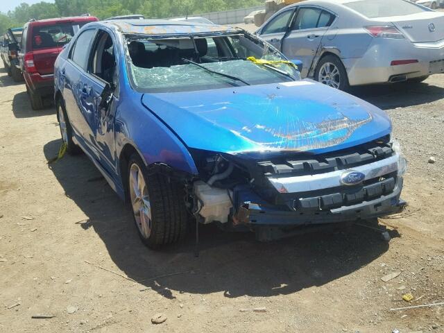 3FAHP0KCXBR290911 - 2011 FORD FUSION SPO BLUE photo 1