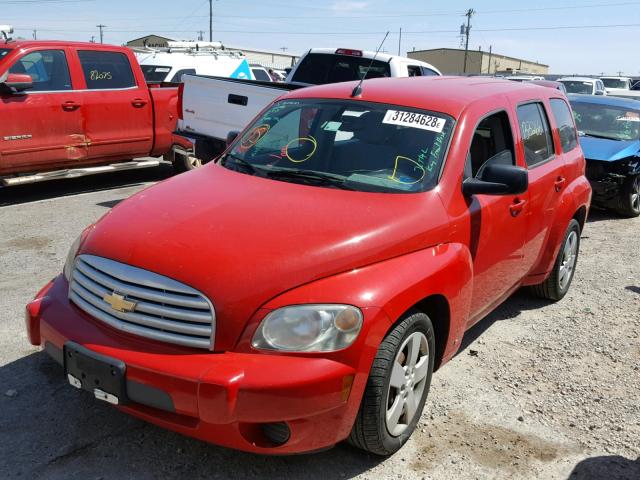 3GNDA13D68S563116 - 2008 CHEVROLET HHR LS RED photo 2