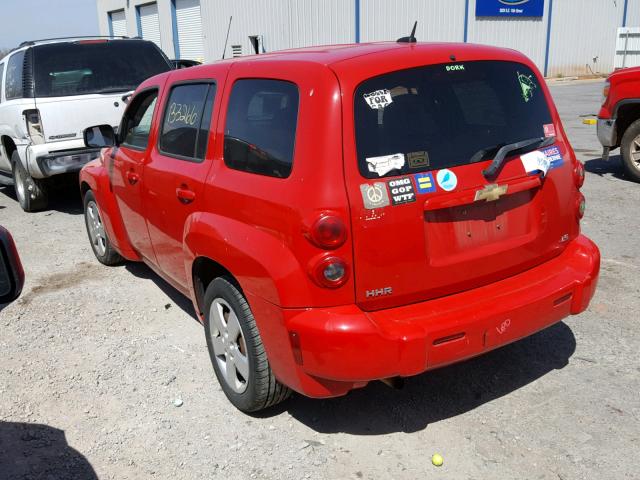 3GNDA13D68S563116 - 2008 CHEVROLET HHR LS RED photo 3