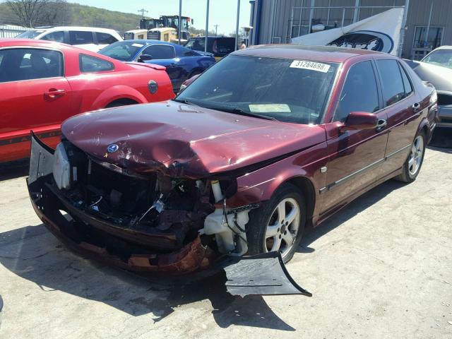 YS3ED49A943003800 - 2004 SAAB 9-5 ARC MAROON photo 2