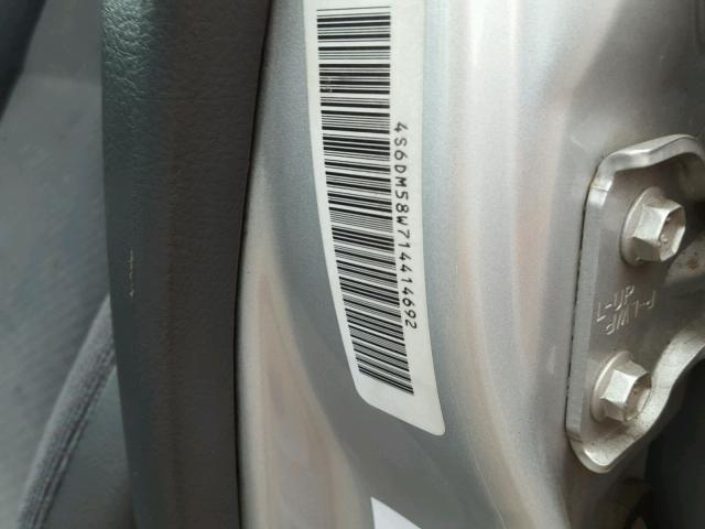 4S6DM58W714414692 - 2001 HONDA PASSPORT E 银色 照片 10