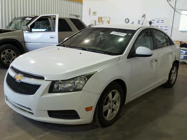 1G1PF5SC8C7222047 - 2012 CHEVROLET CRUZE LT WHITE photo 2