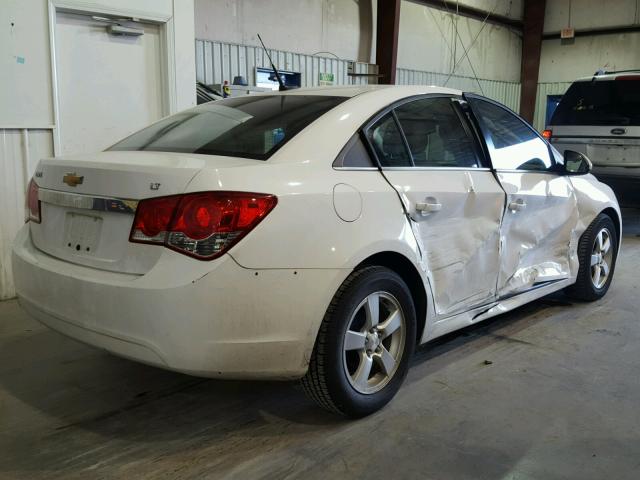 1G1PF5SC8C7222047 - 2012 CHEVROLET CRUZE LT WHITE photo 4