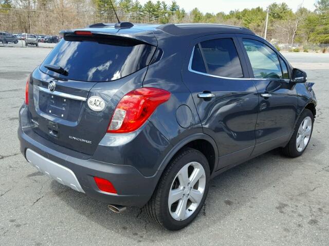 KL4CJASB3GB660539 - 2016 BUICK ENCORE CHARCOAL photo 4