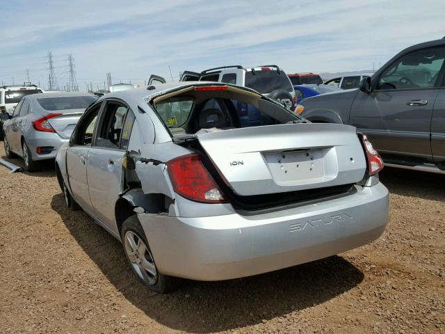 1G8AJ55F26Z151352 - 2006 SATURN ION LEVEL SILVER photo 3