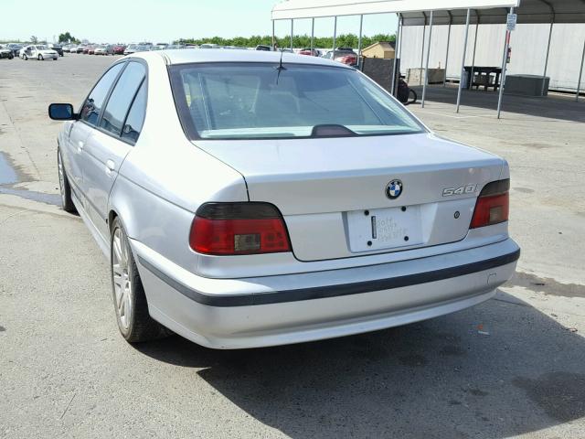 WBADN533XXGC91498 - 1999 BMW 540 I SILVER photo 3