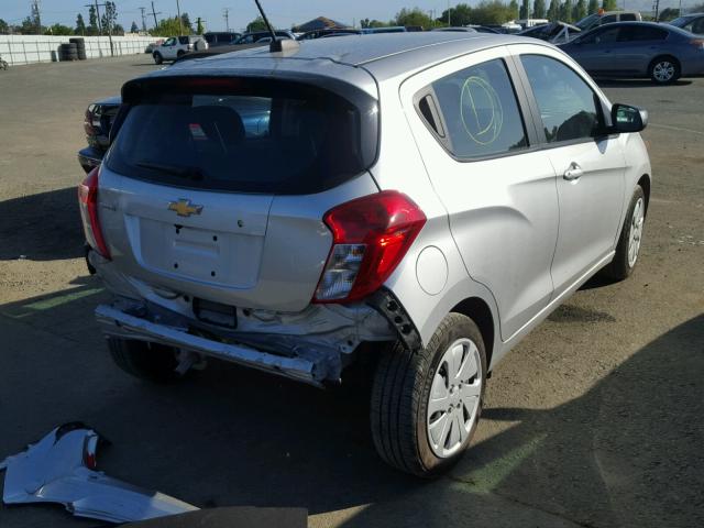 KL8CA6SA3HC796541 - 2017 CHEVROLET SPARK LS SILVER photo 4