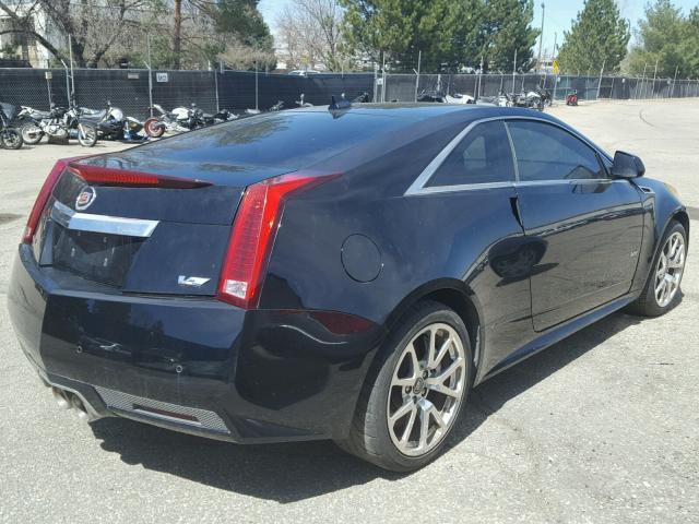 1G6DV1EPXB0131084 - 2011 CADILLAC CTS-V BLACK photo 4