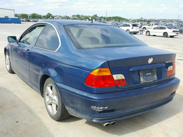 WBABM5340YJN90101 - 2000 BMW 328 CI BLUE photo 3
