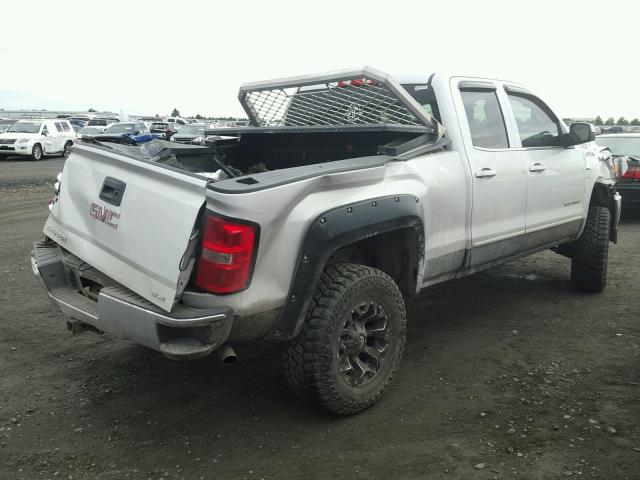 1GTV2UEC7EZ271439 - 2014 GMC SIERRA K15 SILVER photo 4