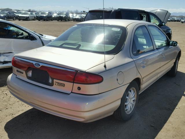 1FAFP6532WK189703 - 1998 FORD CONTOUR BA TAN photo 4