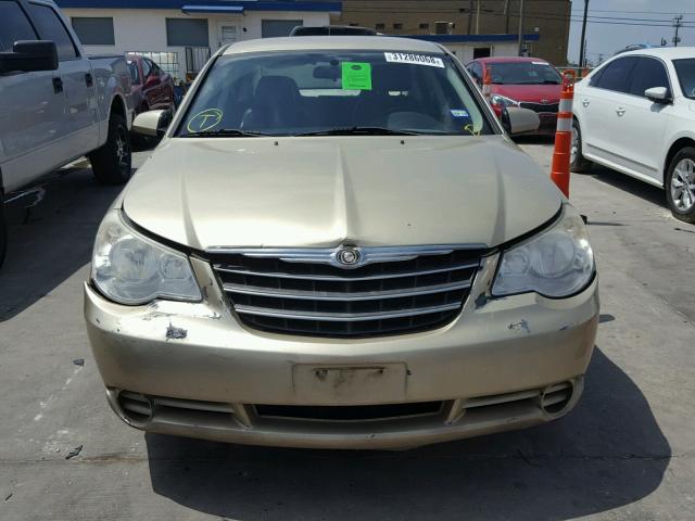 1C3CC5FB5AN212718 - 2010 CHRYSLER SEBRING LI GOLD photo 9