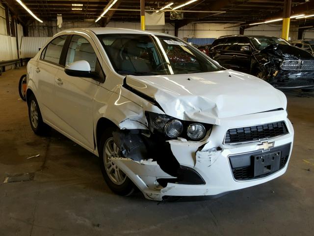 1G1JB5SH7C4232664 - 2012 CHEVROLET SONIC LS WHITE photo 1