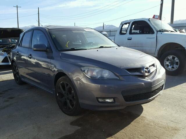 JM1BK343781868172 - 2008 MAZDA 3 HATCHBAC GRAY photo 1