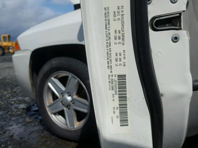 1J8FT47W37D146245 - 2007 JEEP COMPASS WHITE photo 10